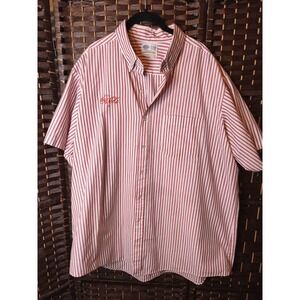 Coca-Cola Vintage Short Sleeve Uniform Shirt Men's 18 1/2 Size  Riverside Brand